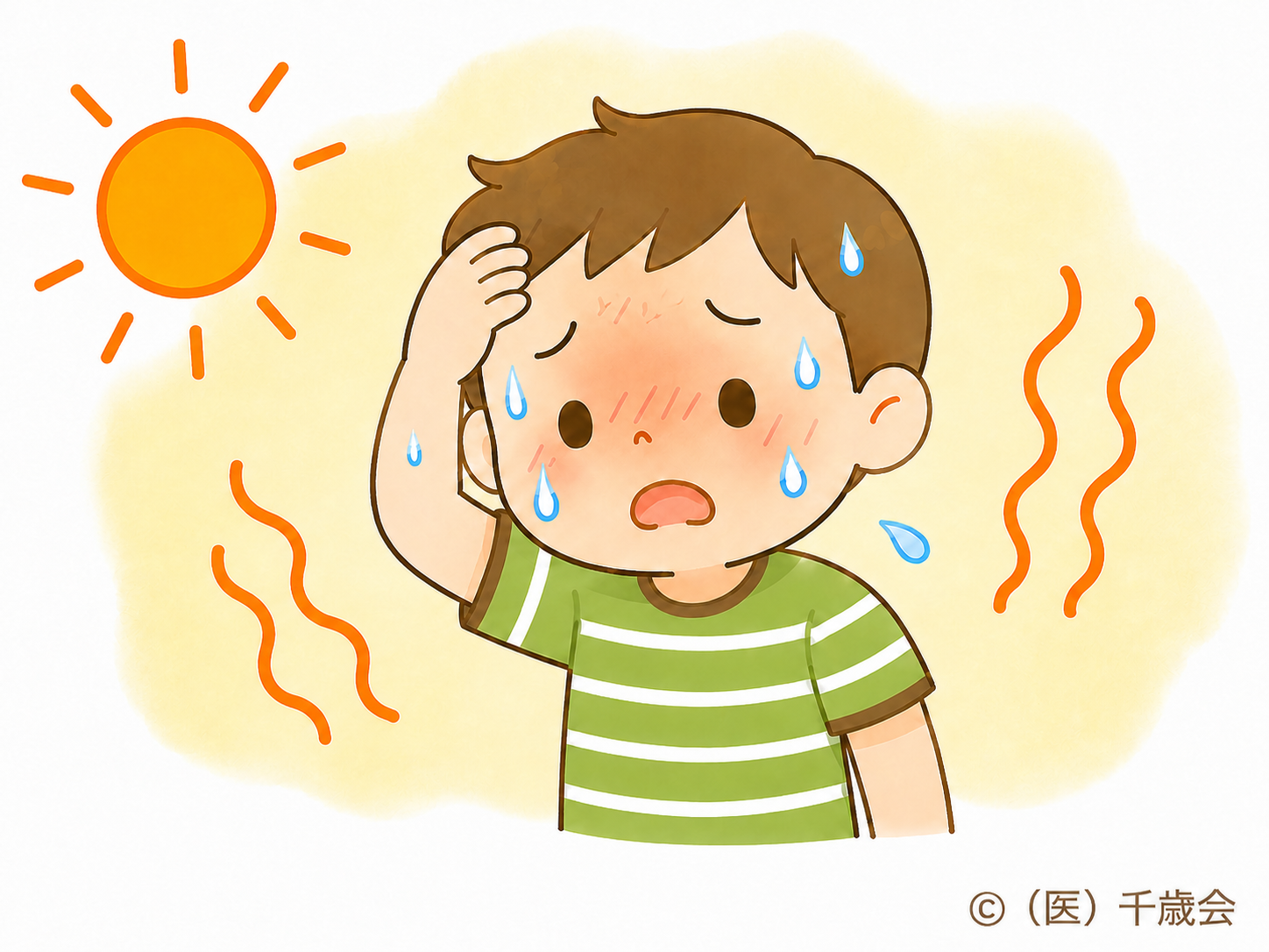 熱中症になりやすい原因１体温が上がりやすい